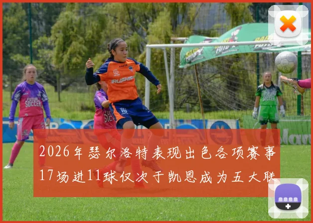 2026年瑟尔洛特表现出色各项赛事17场进11球仅次于凯恩成为五大联赛新星